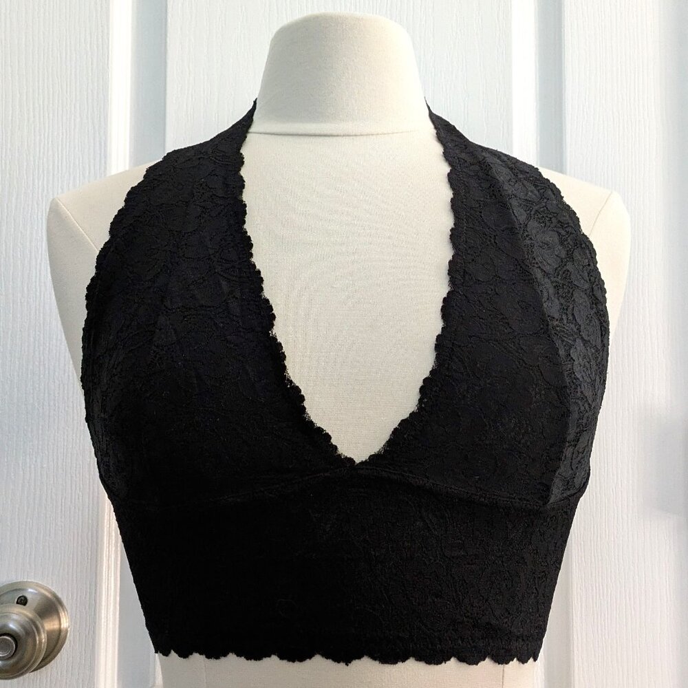 By Together Halter Lace Bralette - Medium